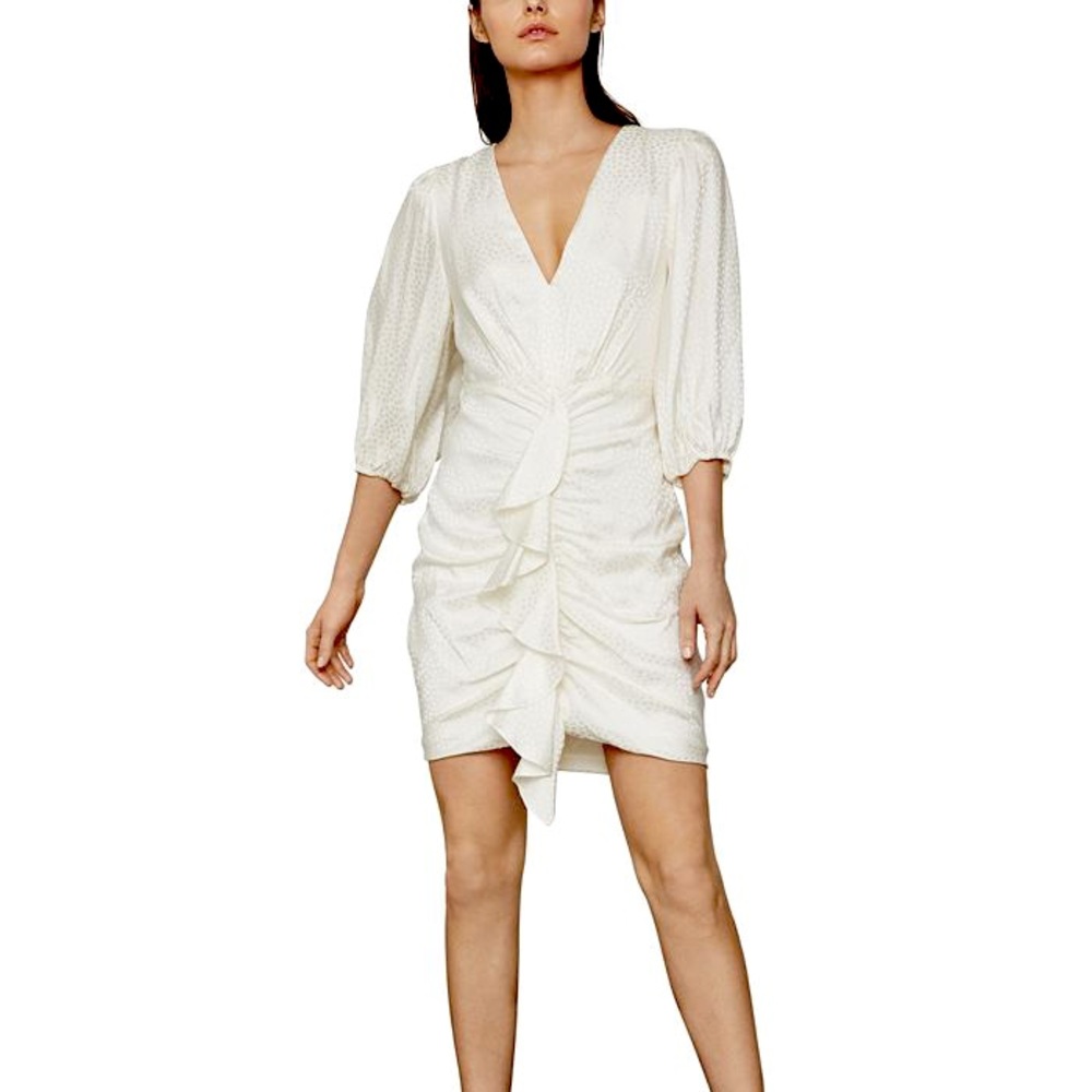 BCBG ruched mini dress